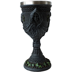 マザーメイデントリプル女神(3魔術師)ゴシックゴブレット Maiden, Mother, Crone Goblet