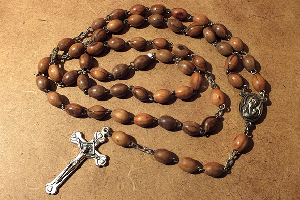 オリーブウッド ロザリオ Terra Jerusalem Earth Rosary [不思議雑貨店