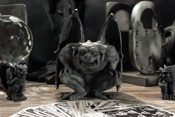 ロアリングガーゴイル ゴシックスタチュー(像) Roaring Gargoyle Gothic Statue