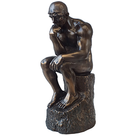 ロダン ブロンズスタチュー(像) The Thinker Robin Bronze Statue