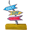 【1点もの】ビーチデコレーション・ガイドスタンド(看板) B Guide Strand SURF/BEACH/SANDBAR