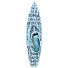 サーフボード型ウッドプラーク I MUST BE A Mermaid･･･（縦型木製看板）91.5cm