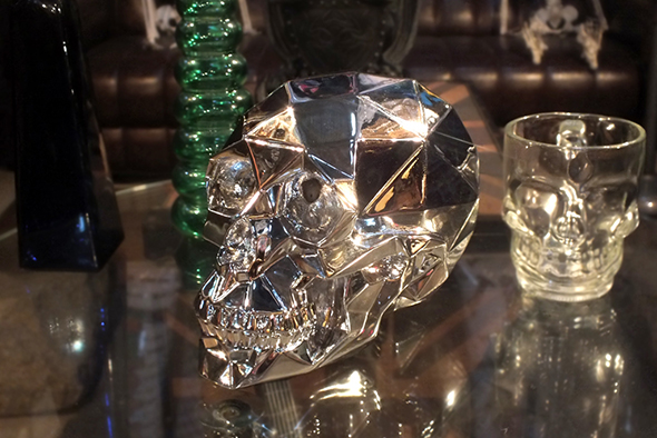 クロムスカル クロームポリゴンスカルヘッド Chrome Polygon Skull