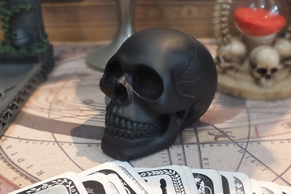 スモール ブラックスカルヘッド Small Black Skull Head