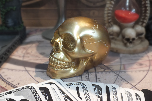 スモール ゴールドスカルヘッド Small Gold Skull Head