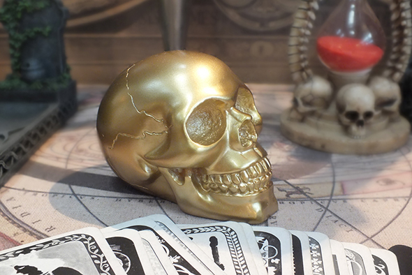 スモール ゴールドスカルヘッド Small Gold Skull Head 