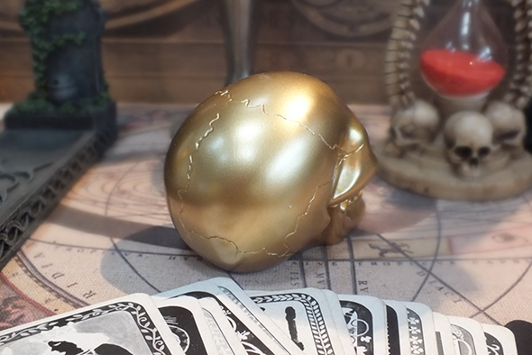 スモール ゴールドスカルヘッド Small Gold Skull Head 