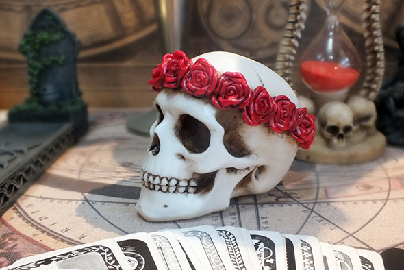 フラワースカルヘッド Flower Skull Head