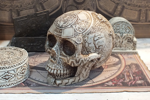 マヤ文明 アステカ(暦石)カレンダー アステカスカル Aztec Skull 