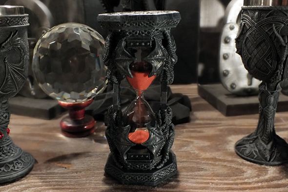 ゴシック セルティックトライバルドラゴン サンドタイマー Celtic Tribal Dragon Sandtimer Gothic 