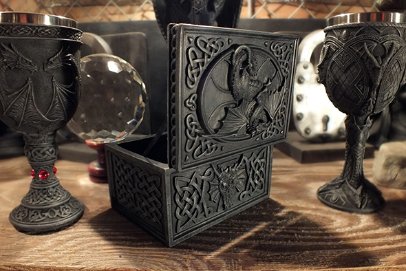 ドラゴン セルティック ジュエリーボックス Dragon Celtic Jewelry Box 