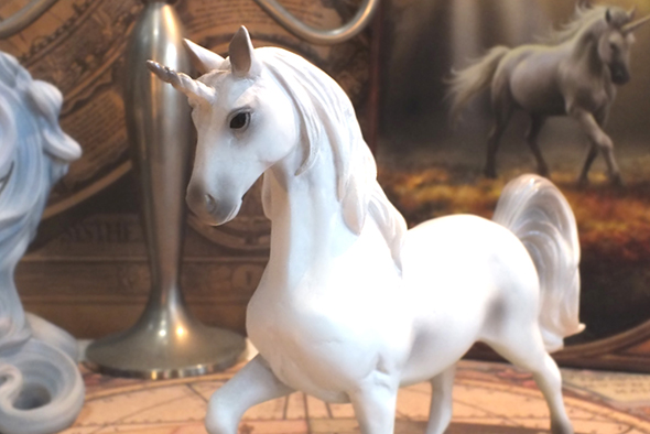 ユニコーンスタチュー ホワイト Unicorn White Statue 