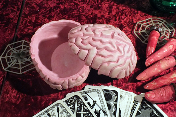 ゾンビブレイン(脳)装飾小物入れボックス Zombie Brain Box