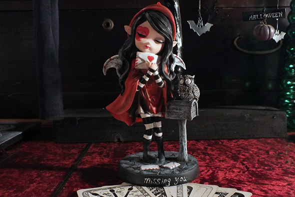 Dolly Fae Collection フェアリー(妖精)フィギュア Missing You Fairy with Owl