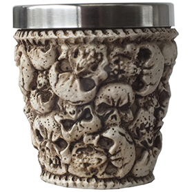 スカルヘッズ(頭蓋骨)ショットグラス Ossuary Skull Shot Glass