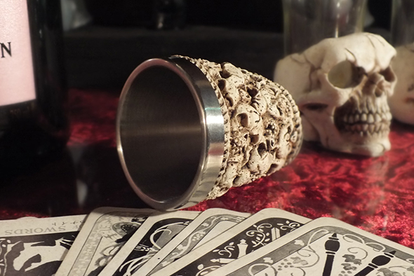 スカルヘッズ(頭蓋骨)ショットグラス Ossuary Skull Shot Glass 