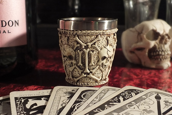 スカル＆ボーン ショットグラス Ossuary Skull Shot Glass 