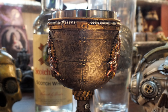 スチームパンク クラーケン(オクトパス)ゴブレット Steampunk Kraken Octopus Goblet