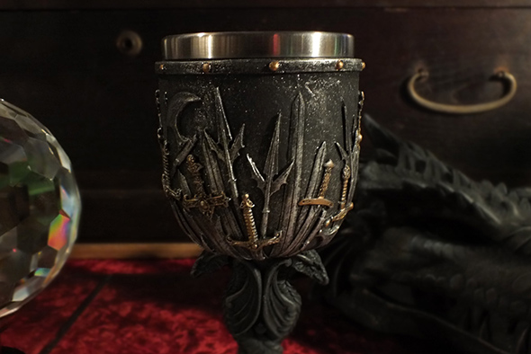 ゴシックダブルドラゴン ソードゴブレット Gothic Double Dragon Sword Goblet