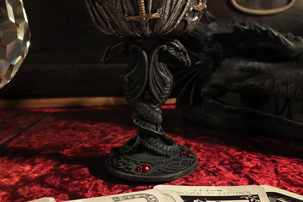 ゴシックダブルドラゴン ソードゴブレット Gothic Double Dragon Sword Goblet