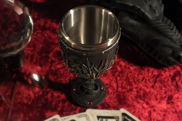 ゴシックダブルドラゴン ソードゴブレット Gothic Double Dragon Sword Goblet