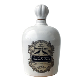 ゴシックレイヴン ネバーモア ポイズンセラミックボトル(毒瓶) Gothic Raven's Cure Nevermore Poison Bottle White