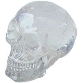 ミニクリスタル スカルヘッド クリア Translucent Clear Skull Mini