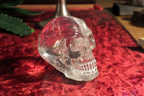 ミニクリスタル スカルヘッド クリア Translucent Clear Skull Mini