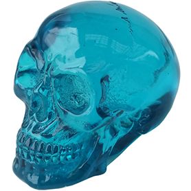 ミニクリスタル スカルヘッド クリアブルー Translucent Clear Blue Skull Mini