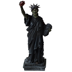 ゾンビリバティフィギュア 自由の女神像 Zombie Statue of Liberty Statue Figurine