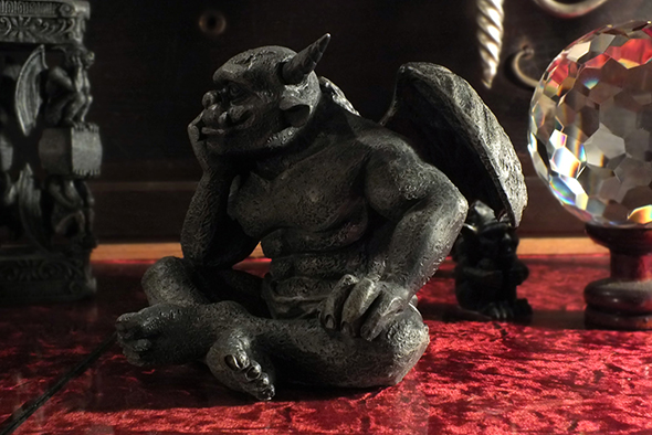 ドリーマーガーゴイル像 ゴシックフィギュア The Dreamer Gargoyle Statue Gothic Figurine
