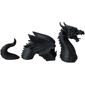 ドラゴン像 ゴシックガーデンアートフィギュア Lawn dragon statue
