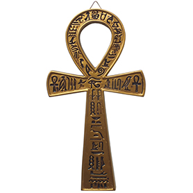 古代エジプト アンク十字プラーク 壁掛け装飾 Egyptian Ankh Wall Plaque  
