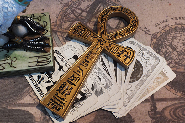 古代エジプト アンク十字プラーク 壁掛け装飾 Egyptian Ankh Wall Plaque