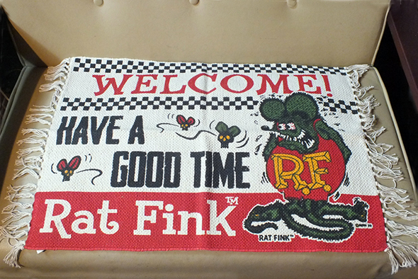 ラット フィンク ラグ マット Rat Fink Rag Mat