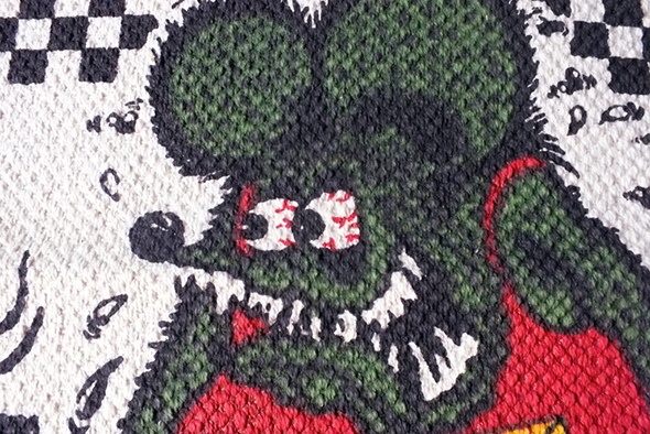 ラット フィンク ラグ マット Rat Fink Rag Mat