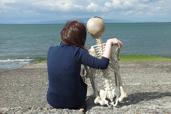 ディスプレイガイコツ ハンギングスケルトン-Lサイズ Hanging Display Skeleton-L
