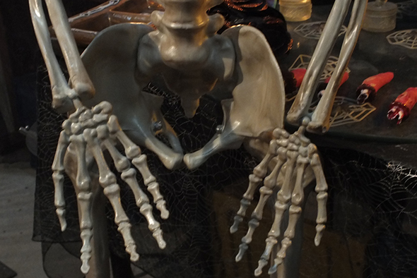 ディスプレイガイコツ ハンギングスケルトン－Ｌサイズ Hanging Display Skeleton-L