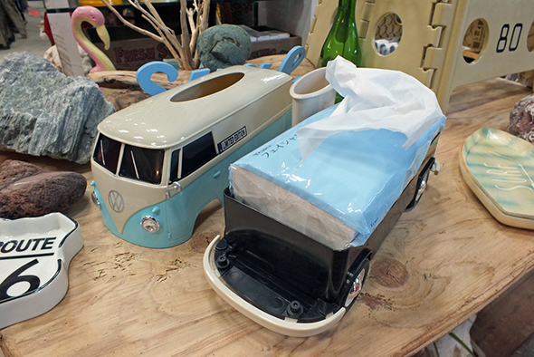 フォルクスワーゲンバス ティッシュボックス LIMITED EDITION VW T1 BUS TISSUE BOX PULS LIMTED（CRM/LBL）