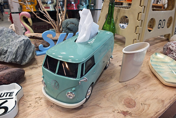 フォルクスワーゲンバス ティッシュボックス GREEN VW T1 BUS TISSUE BOX PLUS（GR） 