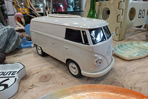 フォルクスワーゲンバス ティッシュボックス CREAM VW T1 BUS TISSUE BOX PLUS（CRM）