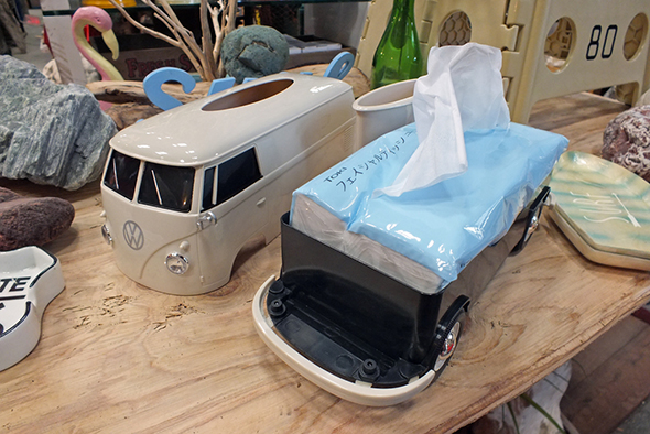 フォルクスワーゲンバス ティッシュボックス CREAM VW T1 BUS TISSUE BOX PLUS（CRM）