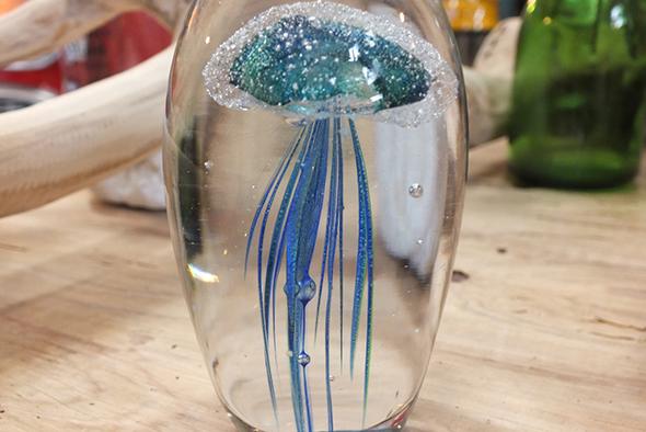 ジェリーフィッシュ（海月）ガラスオブジェ・クラフトガラスクラゲ