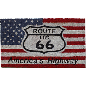 コイヤーマット 星条旗柄 ルート66 レクト4060 USA ROUTE66