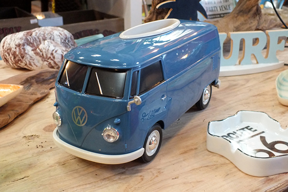 フォルクスワーゲンバス ティッシュボックス BLUE VW T1 BUS TISSUE BOX PLUS（BL）