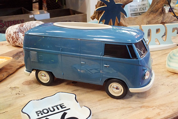 フォルクスワーゲンバス ティッシュボックス BLUE VW T1 BUS TISSUE BOX PLUS（BL）