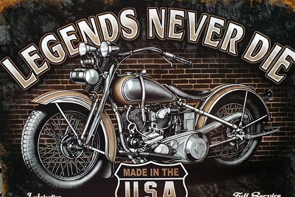 USティンサインプレート リジェンドUSA LEGENDS NEVER DIE
